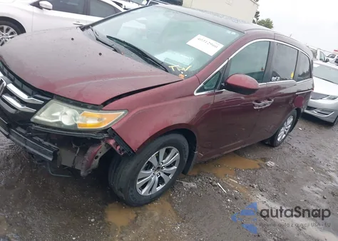 2016 Honda Odyssey Ex-L from USA, damaged, VIN 5FNRL5H64GB046821
